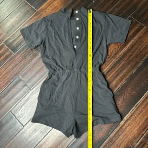 Los Angeles Apparel Crewneck one piece romper summer beach casual basic 100% cotton INDIE shorts top thumbnail 4