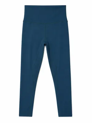 High-Waist Seamless Leggings - Deep Teal thumbnail 3