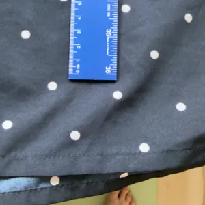 Tokyo Talkies Urban Navy Blue Polka Dot Belted Midi Dress Sz XL thumbnail 6