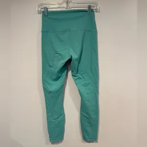 Teal blue lululemon wunder train‎ leggings thumbnail 4