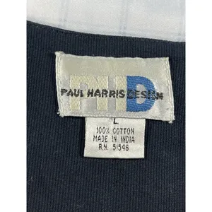Paul Harris Design PHD Vintage Embroidered Cotton Vest Boho Tribal Spiral L thumbnail 3