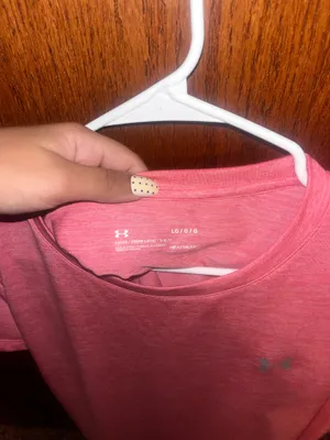 Under Armour Pink UA Tech shirt thumbnail 5