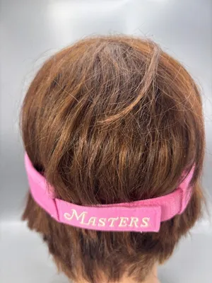 Masters American Needle Visor Hat Womens Pink Golf Tournament Hook & Loop thumbnail 4