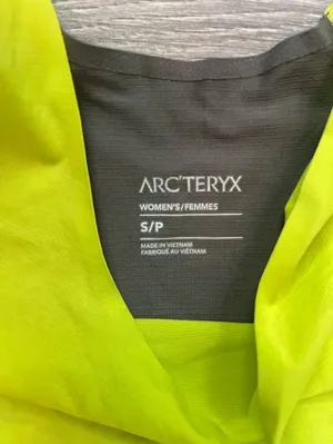 Arc’teryx Yellow Gray Gym Outdoor Workout Active Cycling Tank High Vis Running S thumbnail 4