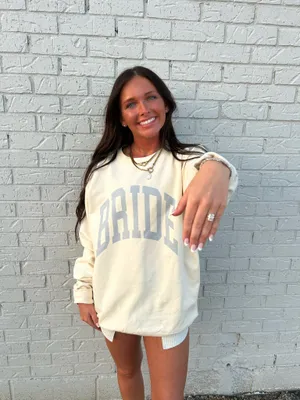 Bride sweatshirt Tan Size undefined thumbnail 2