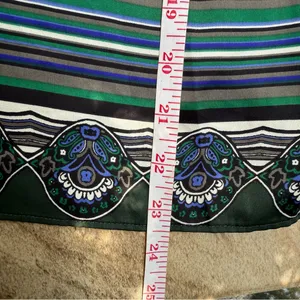 Laundry By Shelli Segal Paisley blouse Top - Blue and Black size 6 thumbnail 10