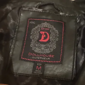 Dollhouse Black Leather Biker Jacket thumbnail 2