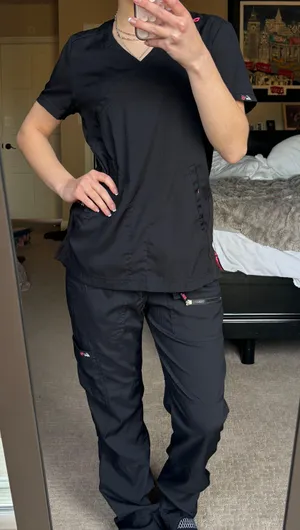 Koi Black Scrubs Size XXS thumbnail 1