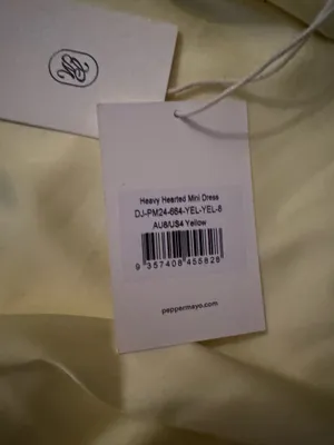 Peppermayo Mini Dress Yellow thumbnail 3
