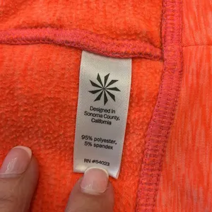 🎉Host Pick🎉 Athleta  orange zip front jacket thumbnail 5