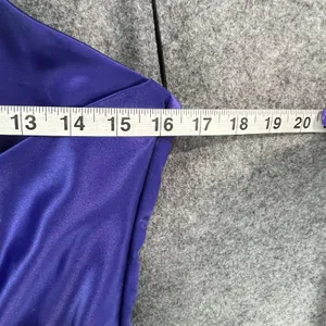 Y2K Strapless Star Box Dress‎ Purple Blue Ruched HOCO Special Occasion Womens L thumbnail 8