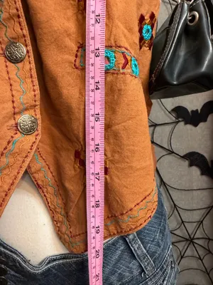 Sudden Impact Embroidered Southwestern Vest thumbnail 2