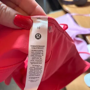 lululemon Align™ T-Strap Tank Top Light Support, A/B Cup. NWT Sz 10 Color: GLZP thumbnail 7