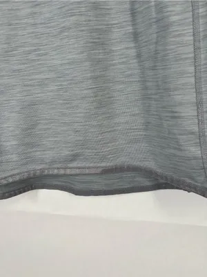 Old Navy Active Go-Dry Gray Hooded Athletic Pullover Top Size M thumbnail 6