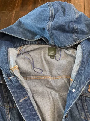 Wild Fable Hooded Denim Jacket thumbnail 3