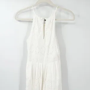 Anthropologie Maeve Womens Boho Beachy Tiered Eyelet Midi Dress‎ Size 0 White thumbnail 10