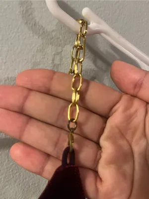 love J Burgundy Midi Slip Dress with Gold Chain Straps thumbnail 3