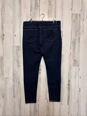 Michael Kors Izzy Skinny Jeans Womens 12 Dark Wash Stretch Denim Pants thumbnail 7