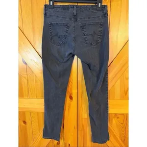 AG Adriano Goldschmied The Legging Ankle Super Skinny Black Jeans Size 28R (6495 thumbnail 4