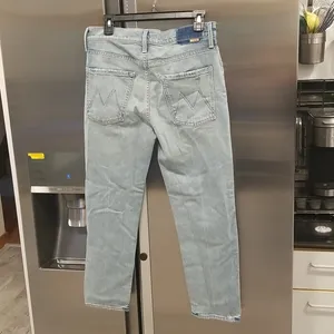 💕MOTHER SUPERIOR💕 Scrapper Ankle Jeans Light Wash Rigid Wild Calling 28 NWOT thumbnail 10