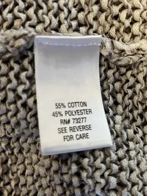 Sonoma Life + Style Sweater Womens XL Beige Marled Knit Scoop Neck Pockets thumbnail 7