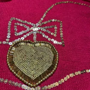 Vintage Kathie Lee Christmas garland ornament sweater xl thumbnail 2