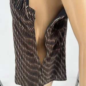 Banana‎ Republic Womens Brown Ikat Print Empire Waist Camisole Top Size 8 Zip thumbnail 15