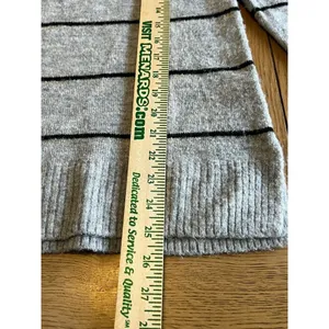 Old Navy‎ Sweater Women Size Small Gray Mock Neck Career Business Casual Preppy thumbnail 4