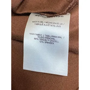 Reformation Bailey Women Brown Long Sleeve Mock Neck Inner Layer Knit Top Size S thumbnail 4