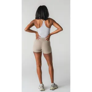 Acta Wear Women's EVO‎ Biker Shorts Squat Proof 4" In Color Moon Size S NWOT thumbnail 2