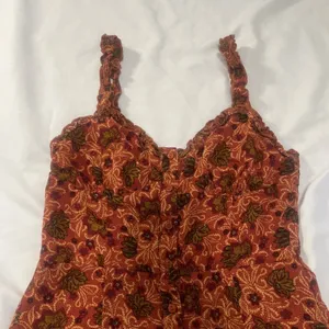Size Medium UO Emma Louise Rust Floral Playsuit thumbnail 6
