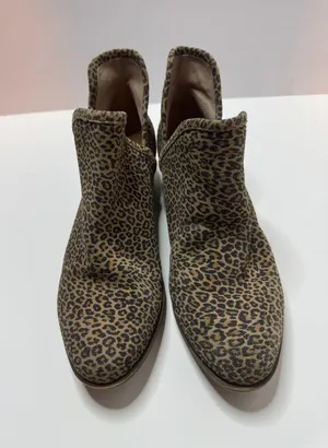 Baley Animal Print Ankle Boots Size 7.5M thumbnail 1