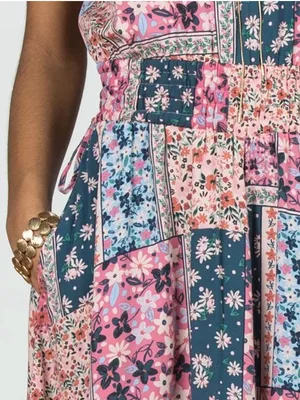 MATILDA JANE The Wildlife Patchwork Maxi Dress Perfectly Floral Boho S‎ thumbnail 3
