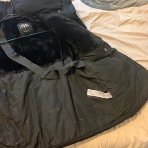 Black Zara hooded puffer jacket Size XS thumbnail 13