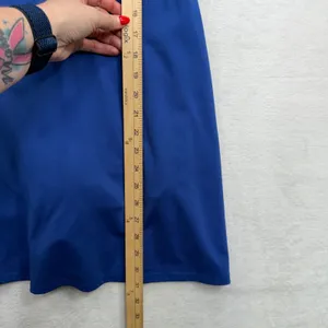 GapFit Size S Athletic Dress Royal Blue V-Neck Built-in Shorts Pocket GF004929 thumbnail 9