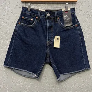Levi's 501 Mid-Thigh Denim Shorts Size 25 thumbnail 3