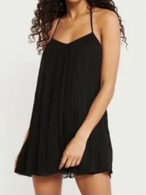 Abercrombie Chiffon Dress Black thumbnail 1