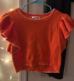 Day + Moon Top Orange Size L thumbnail 1