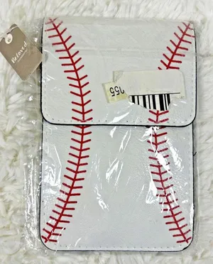Baseball Cell Phone Crossbody Purse Baseball Mom Purse thumbnail 1