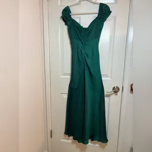 Mariner Midi‎ Dress - Forest Green DRESSES Sage and Paije thumbnail 4
