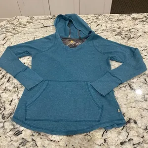 Carhartt‎ Women's Meadow Hoodie Teal in Size Small thumbnail 1