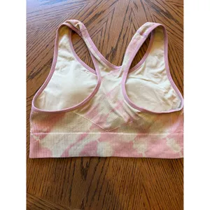 PINK by Victoria's Secret Sports Bra‎ Tie Dye Racerback Seamless Size M thumbnail 4