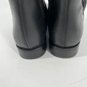 Cole Haan Black‎ Leather Knee High Riding Boots Women's Size 6B Equestrian thumbnail 5