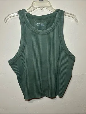 Aerie Textured Free Spirit Ribbed Tank Top thumbnail 1