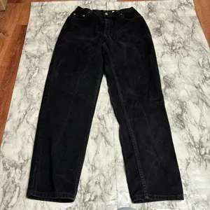 Vintage Levi’s 550 Relaxed fit Tapered Leg Black Denim Jeans Y2K 100% Cotton thumbnail 1