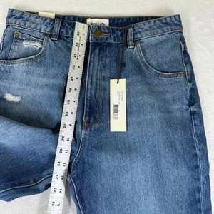 Rollas Dusters High Rise Distressed Jeans Lilyworn Blue Denim 12594B Size 31 NEW thumbnail 7