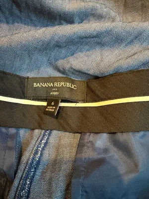 BANANA REPUBLIC dressy blue Avery pant thumbnail 4