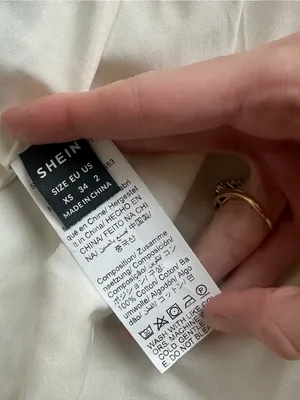 SHEIN White Maxi Dress with Black Polka Dots thumbnail 6