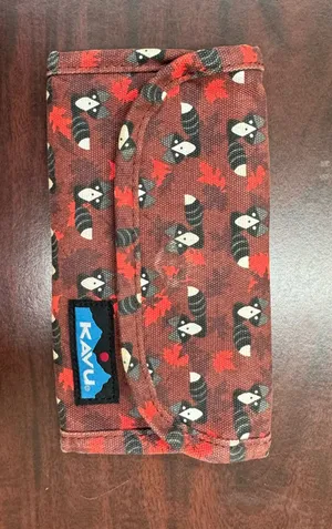 Kavu Raccon Print Big Spender Tri-Fold Wallet thumbnail 1