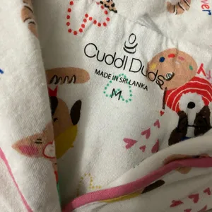 Cuddl Duds Cream Pajama Sets with Playful Design thumbnail 7